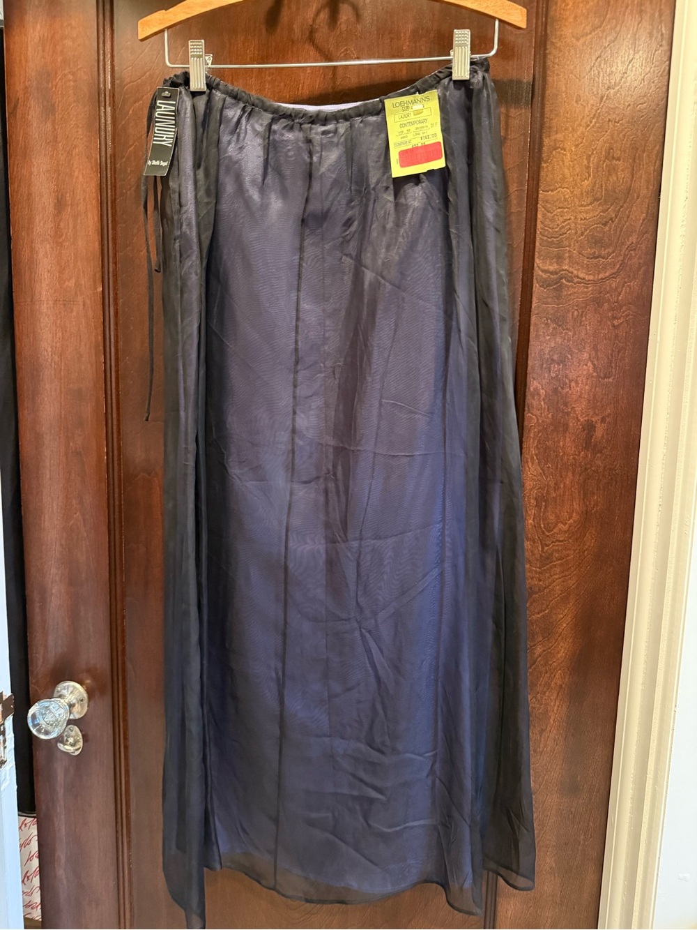 Laundry by Shelli Segal silk organza skirt NWT